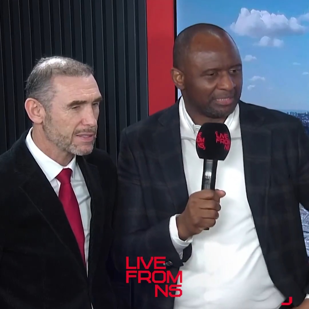 In the company of Arsenal legends 🤩 Martin Keown and Patrick Vieira join us on Live From N5 ❤️