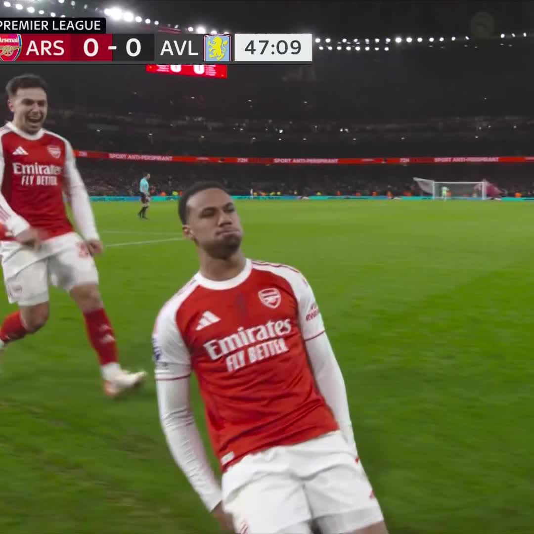 GABRIEL RISES HIGHEST FOR A MASSIVE ARSENAL GOAL. 😤
