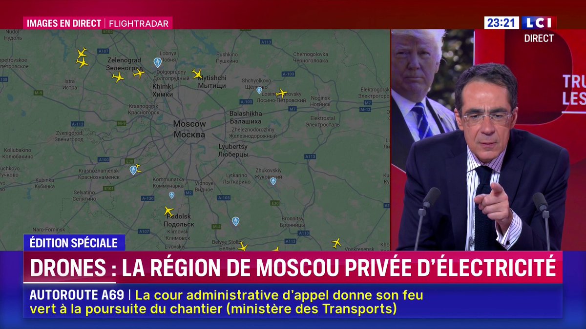 🔴 La région de Moscou privée d'électricité ce soir 📺 Edition spéciale avec Darius Rochebin sur LCI