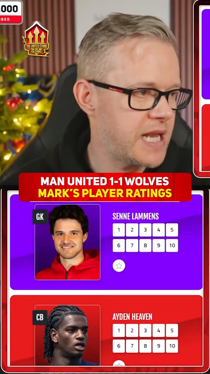 👎 Absolutely GUTLESS! Mark Goldbridge's player ratings from the draw to Wolves. #mufc