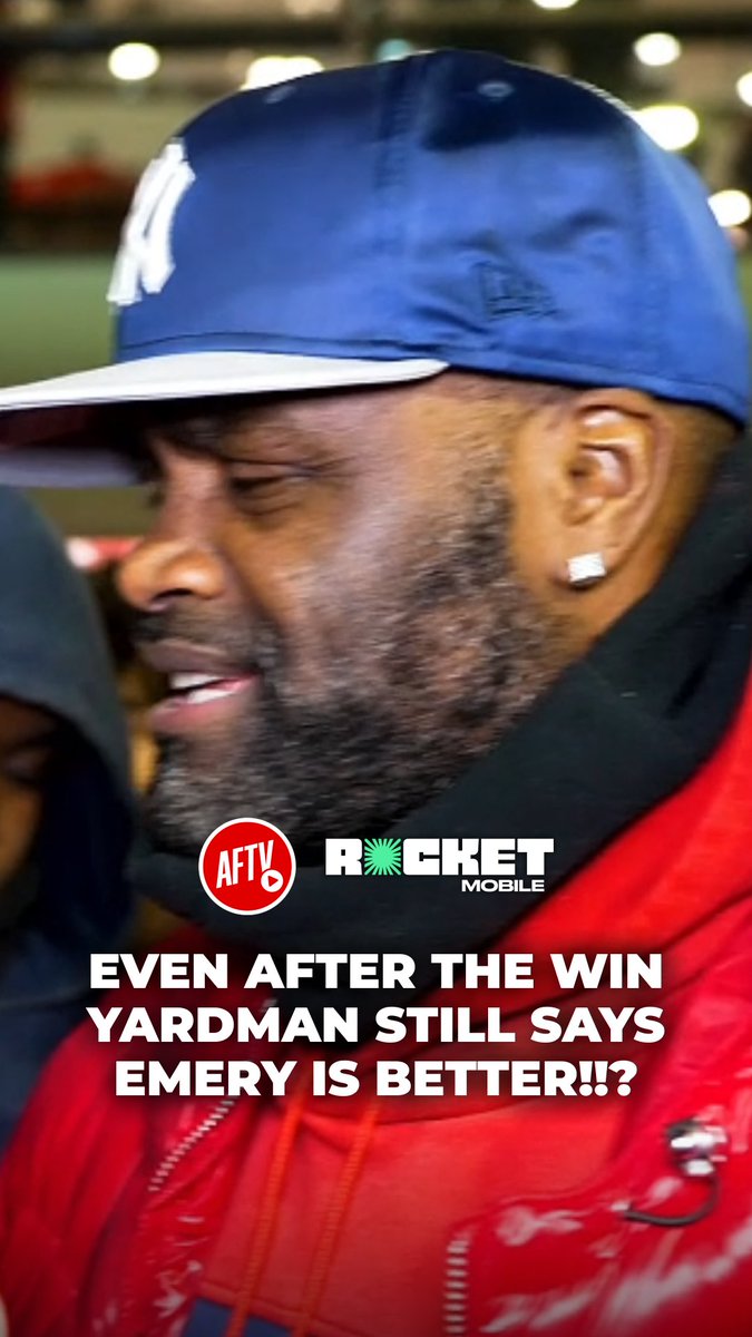 Yardman still thinks Unai Emery is a better manager than Mikel Arteta - do you agree? ๐ Get unlimited data, calls, and texts for just ยฃ16 a month! Switch now to Rocket Mobile ๐ #ad UK only. T&Cs apply. #FanCams
