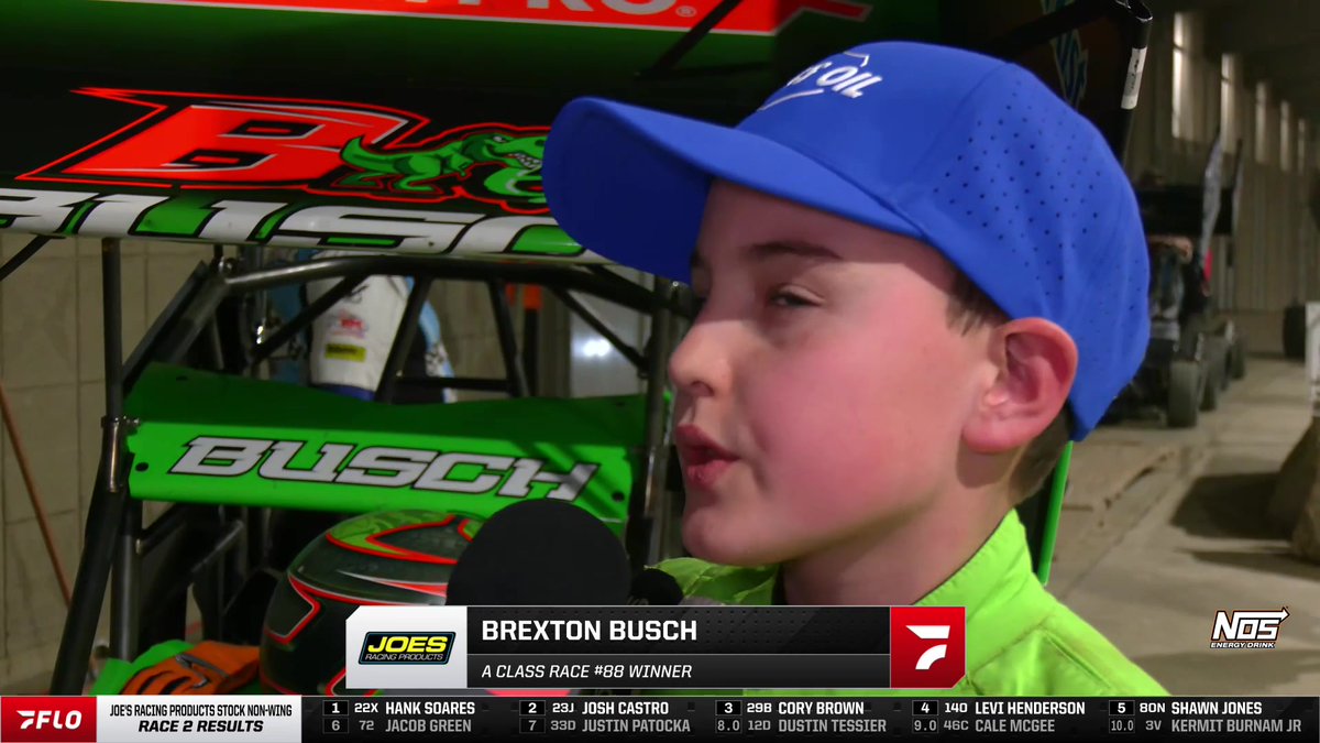 Strong win from 4th for Brexton Busch in Winged A-Class Tulsa Shootout This Hyper Racing #TulsaShootout broadcast is powered by NOS Energy Drink