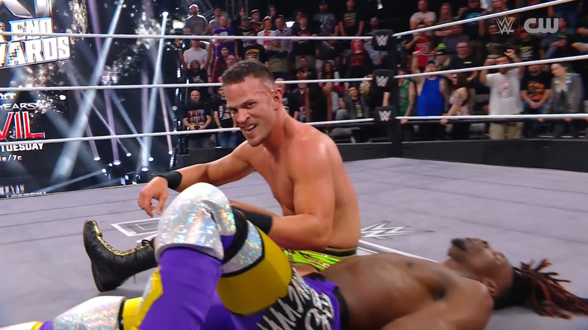 Not. Like. This. Ricky Saints has defeated Je'Von Evans... Ricky Saints