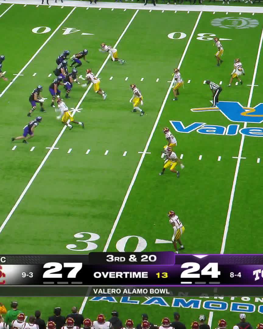 DON’T COUNT THE FROGS OUT! 🐸 TCU Football takes home the Valero Alamo Bowl #Big12FB | 📺 ESPN