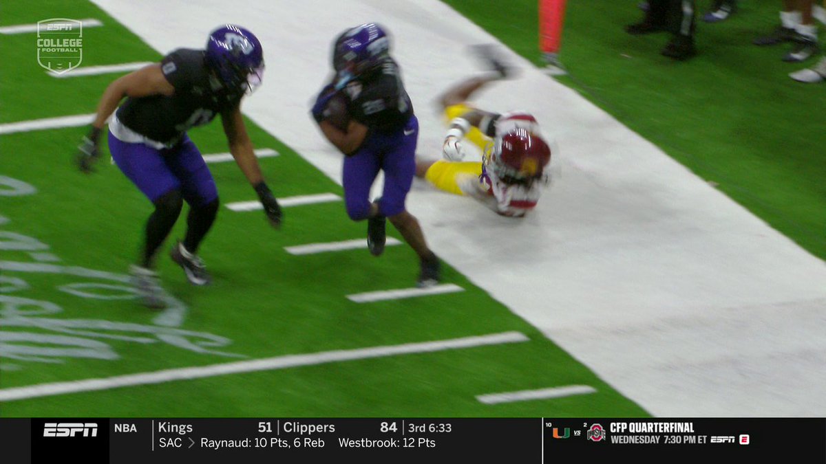 "THE GAME IS NOT OVER ... The game is over." 😅 TCU TIPTOES ITS WAY TO A WIN IN THE VALERO ALAMO BOWL 🔥