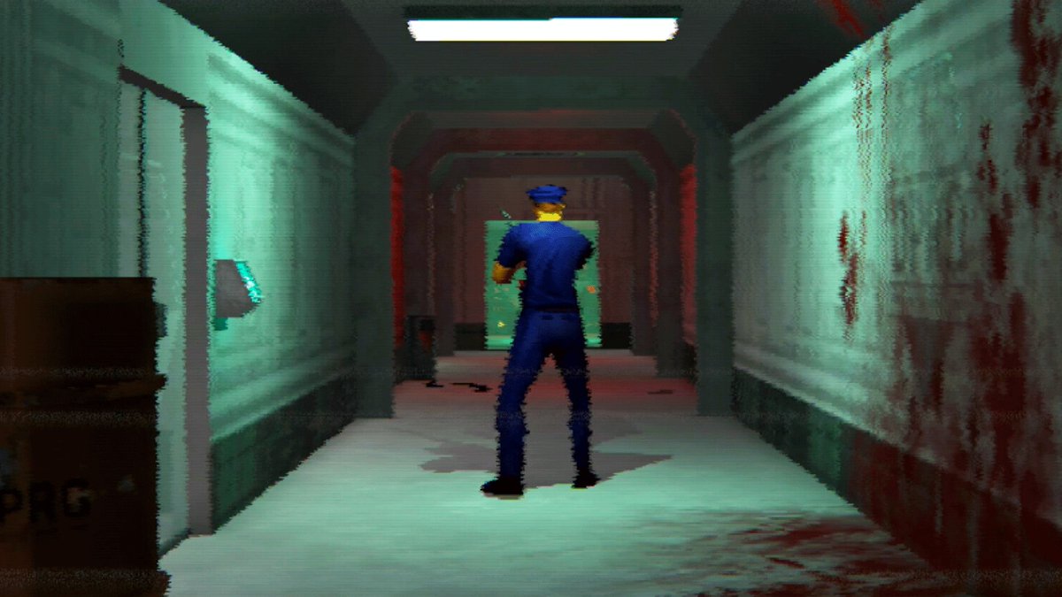 Blood Mall: Part 2 is a retro arcade action dinosaur horror game coming soon to PC!