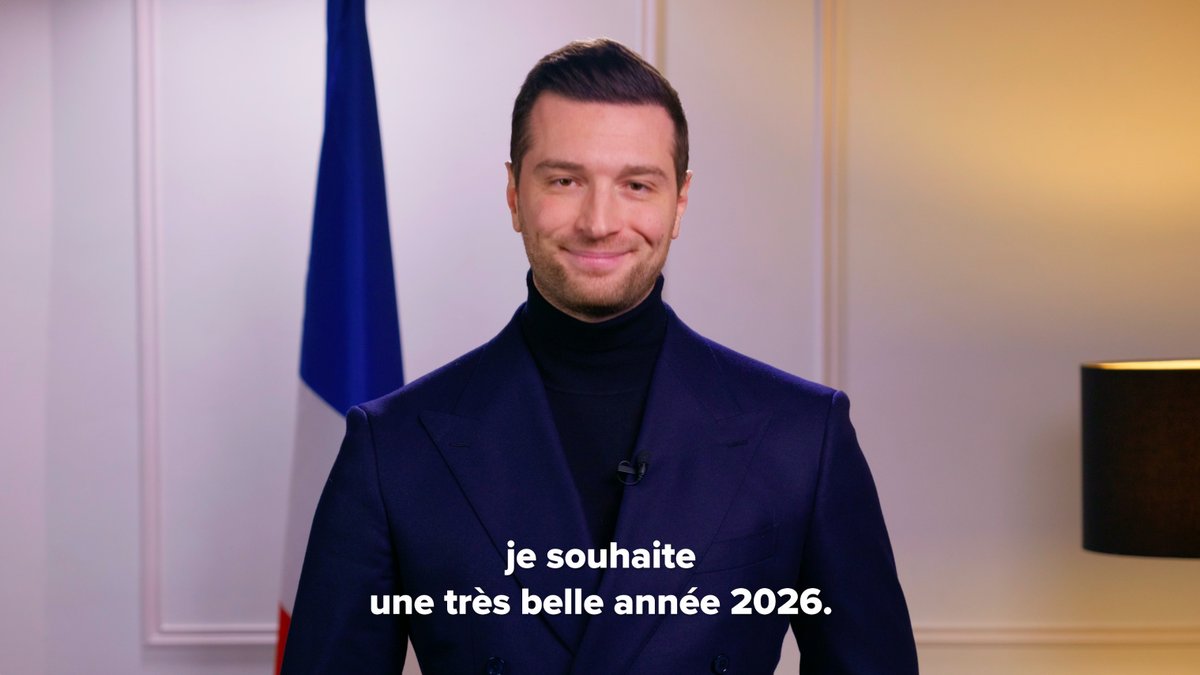 Ce que nous avons bâti ensemble est solide, durable et porte déjà ses fruits. 2026 sera une année d'engagement, de travail et de conquête. À toutes les Françaises, à tous les Français, je souhaite une très belle année !