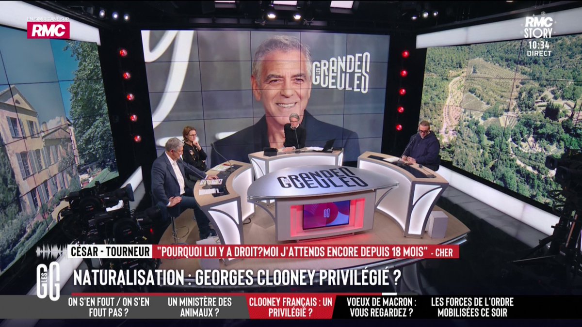 🇫🇷 Naturalisation de Clooney 📞 César : "Je suis en France depuis 17 ans, j'ai demandé la nationalité et parce qu'il a de l'argent, il a un passe-droit ! Vous n'imaginez même pas tous les papiers que je dois demander ! Alors qu'on est le pays des Droits de l'Homme !" #GGRMC