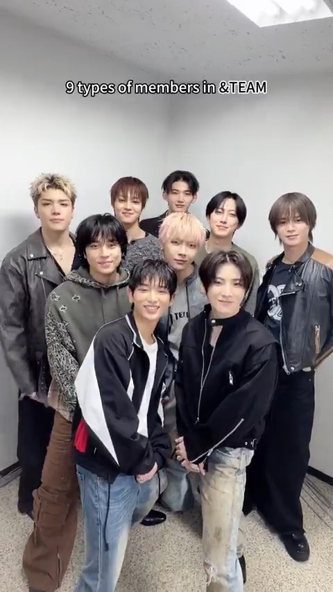 Meet the members of &TEAM 🐺✨ YouTube🔗 Instagram🔗 TikTok🔗 #andTEAM