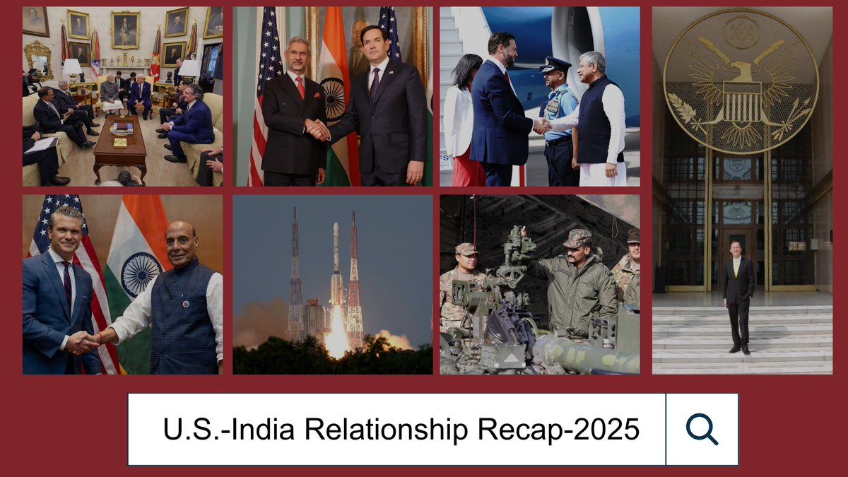 New year loading... but first, the rewind! Take a look back at the top moments that shaped the U.S-India partnership this year, while we get ready for another year of even stronger #USIndia ties.