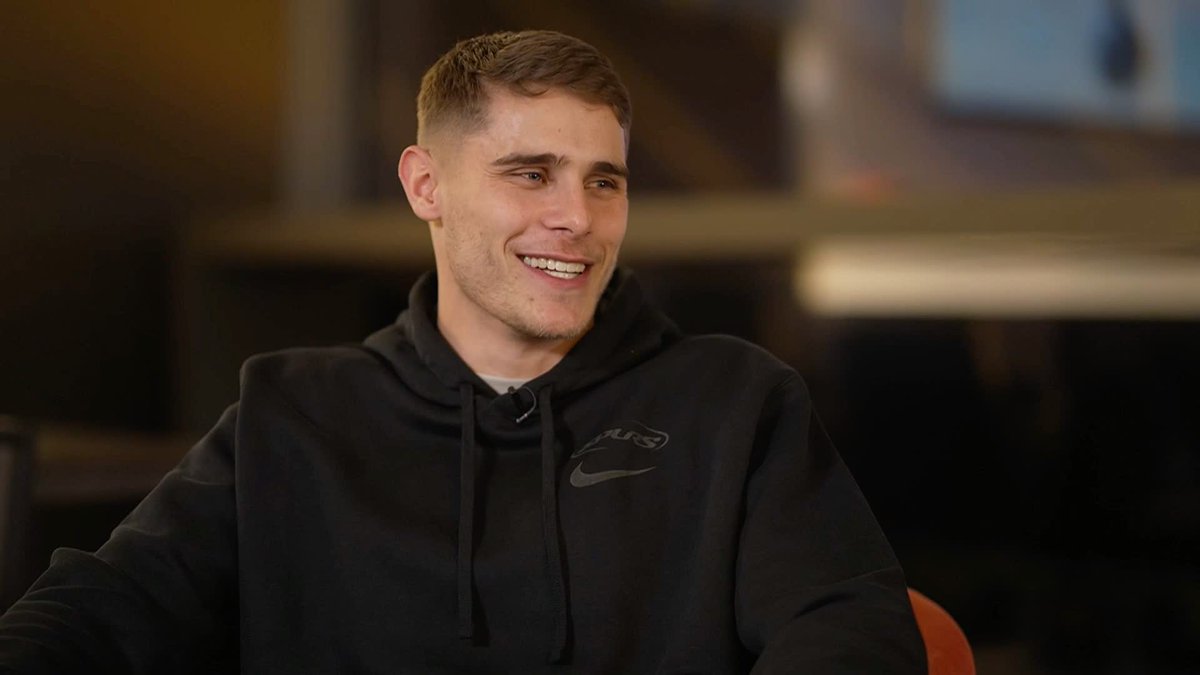 "When you join Spurs you're never going to win anything" 😬 "I said don't worry, I'm going to change it" 🏆 Micky van de Ven reflects on the feeling of winning the Europa League at Spurs and what his goal line clearance against Manchester United in the final meant to him ⚪️