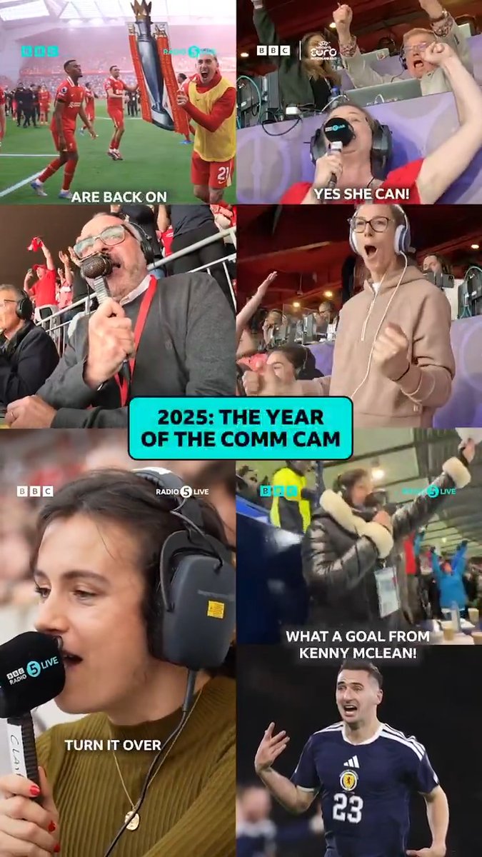 What a year it’s been 🤩📻🏆 Let’s take a look back at just some of the incredible moments we’ve captured with our commentary cam over 2025 🗓️ Wishing all of our listeners a very Happy New Year 🥳