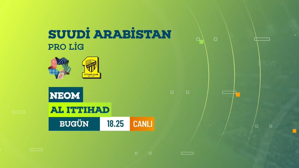 🤩 Suudi Arabistan Pro Lig'in yıldızları TRT SPOR'da sahne alıyor! Neom 🆚 Al Ittihad 📅 Bu akşam ⏱️ 18.25 📺 TRT Spor