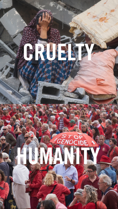 Now is the time to take a stand against oppression, lies, and violence and to side with truth and justice. With courage and unity. #Resist #HumanityMustWin