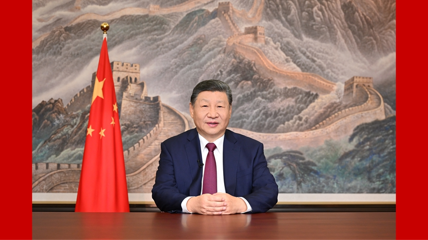 El presidente chino, Xi Jinping, pronuncia el 31 de diciembre un mensaje de Año Nuevo para dar la bienvenida a 2026. #China #mensaje #AñoNuevo #XiJinping #xw #sz