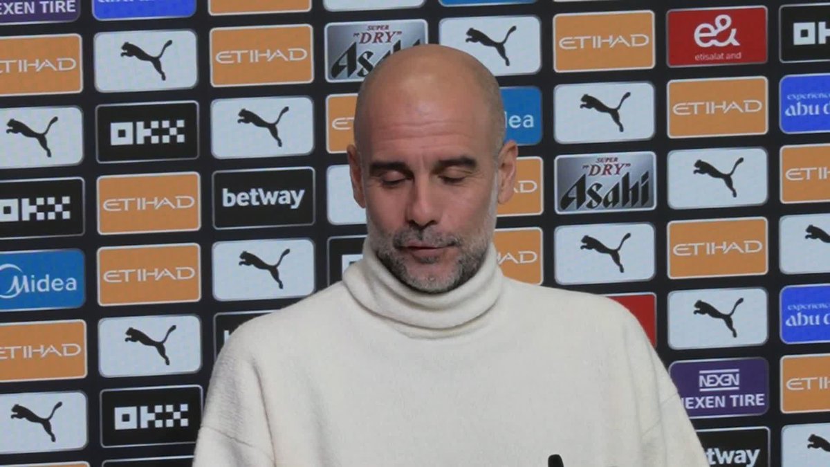 "We have quite a decent sense of humour" 😅 Pep Guardiola shares his thoughts going into the New Year 👀