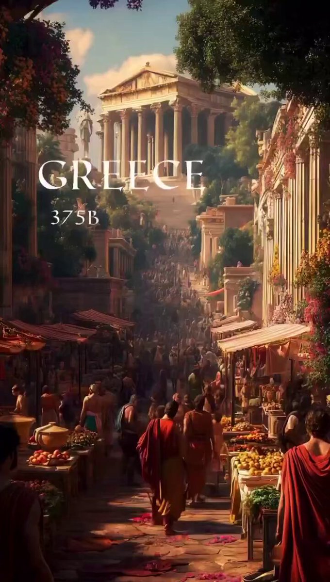 Así era la antigua Grecia según la IA
