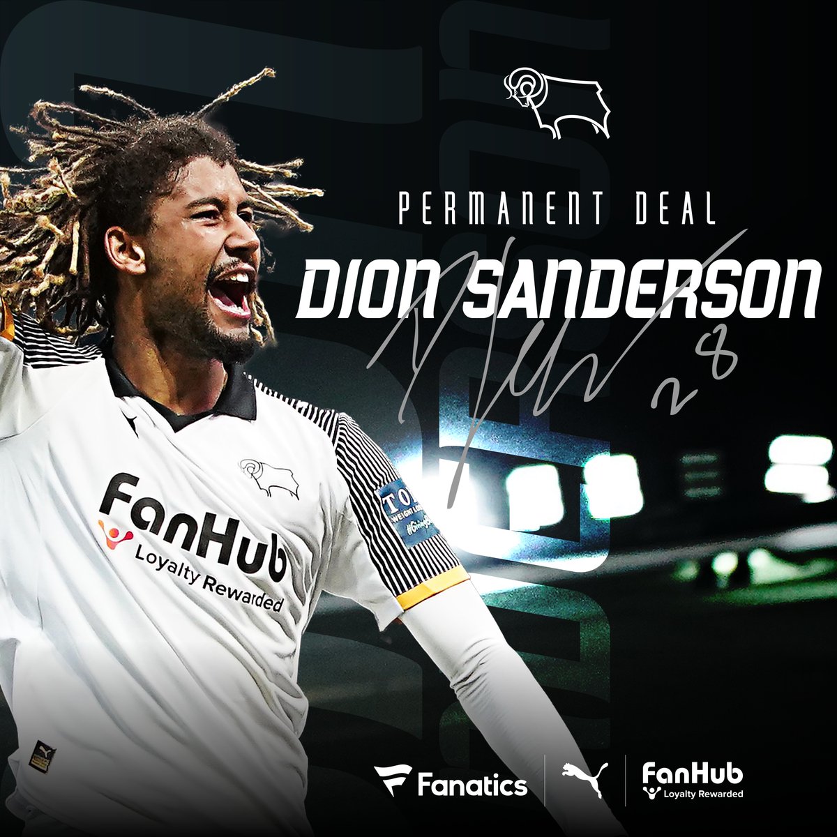 Here to stay. 😍 Dion Sanderson has signed a permanent deal with Derby County! 🙌