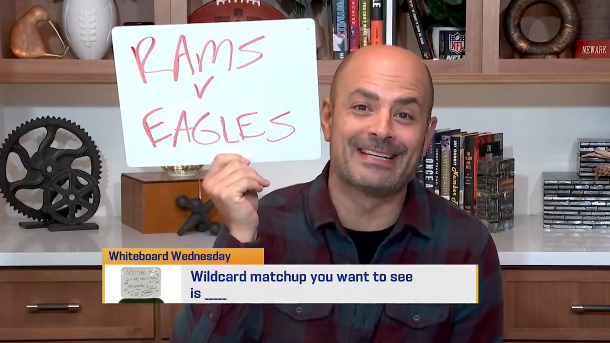 .Mike Garafolo wants to see a Rams-Eagles matchup in the Wild Card round 👀
