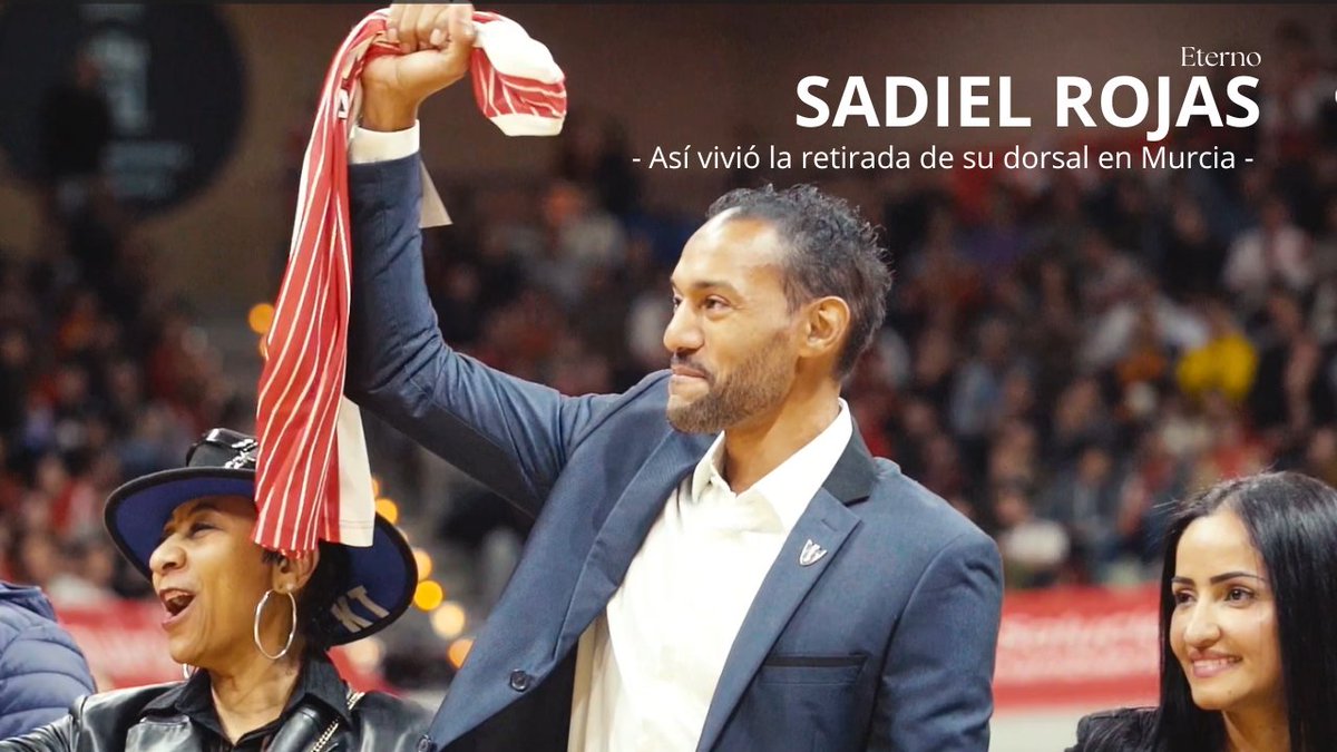 โค๏ธ ๐๐๐๐๐๐ - SADIEL ROJAS - ๐๐พ๐ผ๐ ๐๐๐๐พ๐๐ผ Anoche Sadiel Rojas ๐ฉ๐ด viviรณ algo inolvidable: la retirada de su camiseta. Ahora su 27 lucirรก para siempre en lo mรกs alto del Palacio de los Deportes de Murcia. Y asรญ nos cuenta cรณmo se sintiรณ en ese instante โจ #LigaEndesa | UCAM Murcia