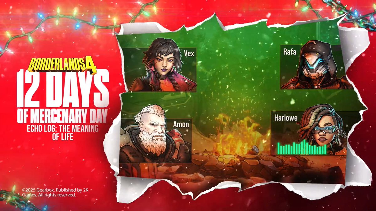 The meaning of life is definitely cats. 🐈 Enjoy this ECHO Log for the final day of 12 Days of Mercenary Day! 🎁