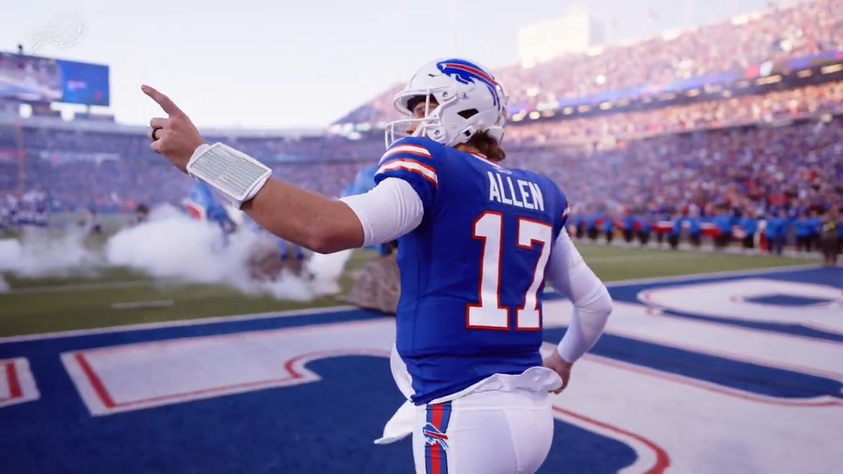 Here are some Josh Allen highlights. You're welcome. 👍 Next up: Sunday, 4:25 pm vs NYJ