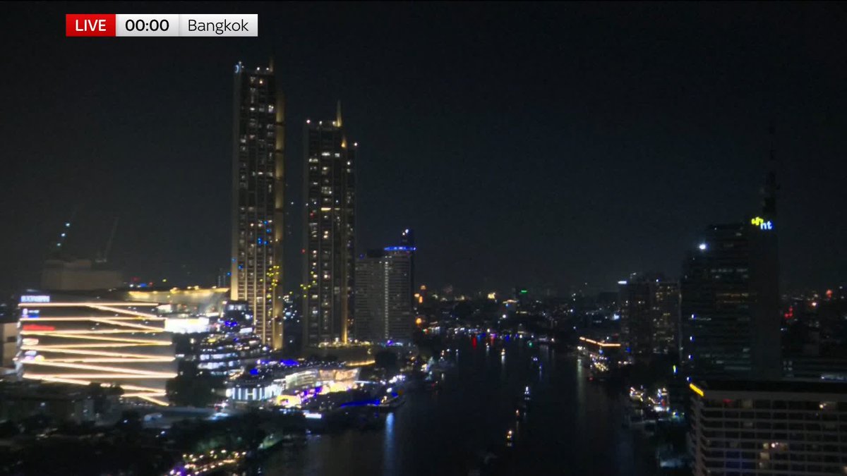 Happy New Year Thailand! 🎉 Watch as fireworks fill the sky in Bangkok to welcome in 2026. Follow live 👉 📺 Sky 501 and YouTube