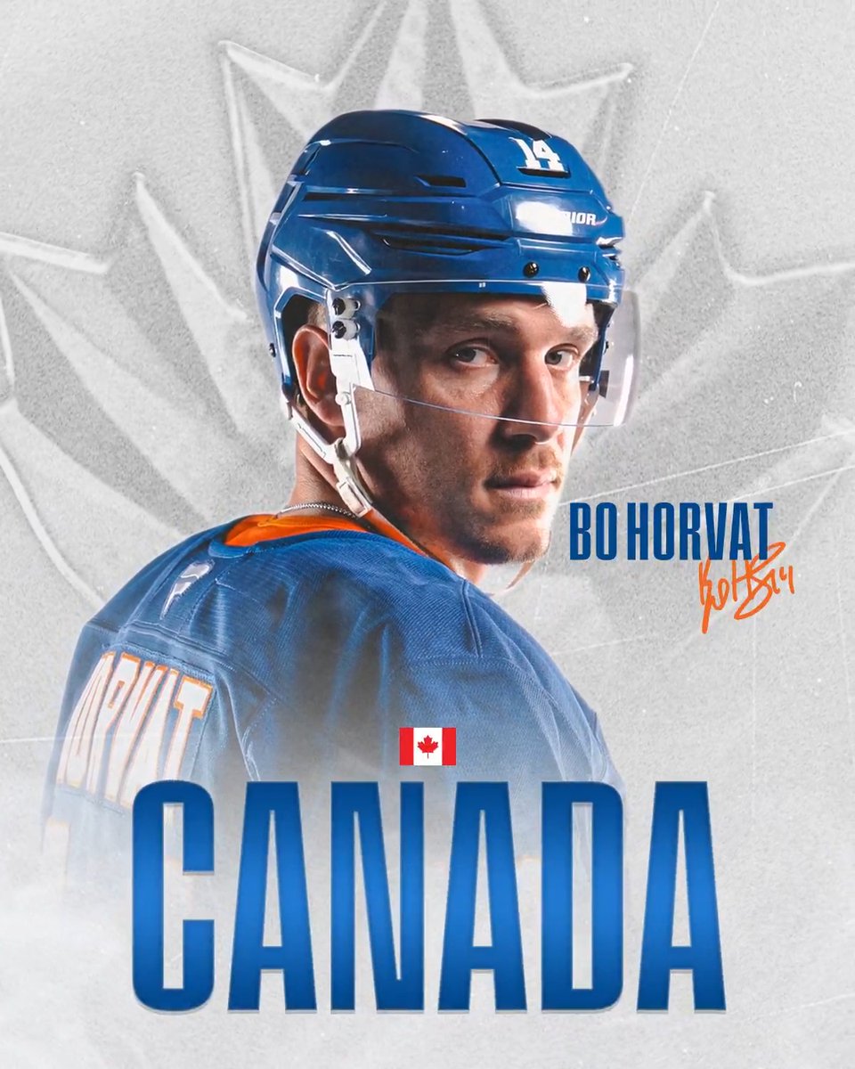 Bo Horvat will be representing Team Canada at Olympic Winter Games Milano Cortina 2026 #MILANOCORTINA2026 Learn more: