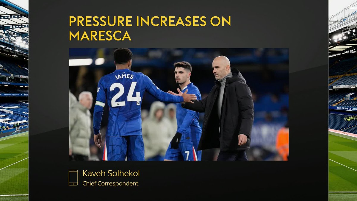 "I think results have to improve quickly if Maresca wants to keep his job" Kaveh Solhekol on Enzo Maresca's future at Chelsea 📝