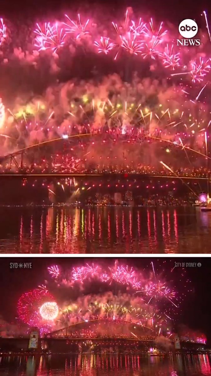 Sydney rang in 2026 with the city's biggest ever fireworks display over the famous Sydney Harbour Bridge.