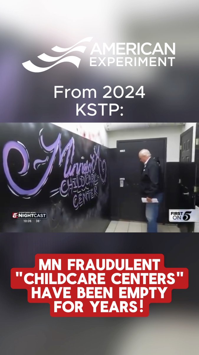 The SAME daycares visited by Nick Shirley in his viral video were visited SEVERAL times in 2024 by KSTP, and they show the same results: NO kids, NO workers.