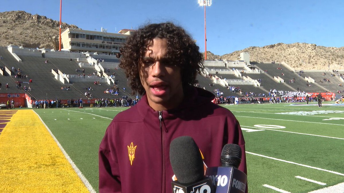 Jordyn Tyson on NFL receivers he admires and studies: “J-Jettas, Devontae, Puka Nacua’s hands are unbelievable. Michael Wilson from the Cardinals is playing real well. He plays good with speed…I enjoy watching everybody. I’m a big receiver fan.” FOX 10 Phoenix