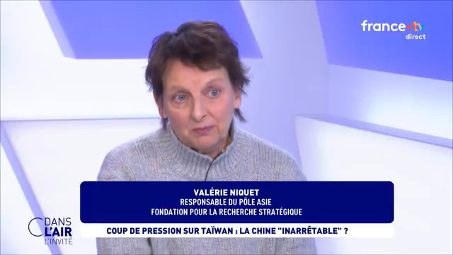 "Le rattachement de #Taïwan à la #Chine, s'il a lieu, ne passera pas forcément par une intervention militaire. Ça peut passer par la conviction d'une partie de la population taïwanaise qu'il vaut mieux se déclarer chinois. C'est une éventualité à laquelle Pékin travaille : tenter de convaincre." Valerie Niquet