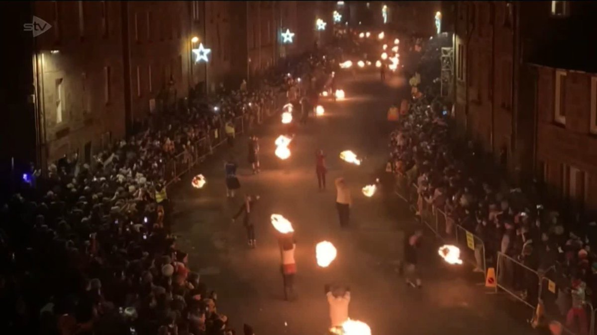The Stonehaven fireballs are an ancient tradition, with many believing the fire destroys evil spirits from the past year.