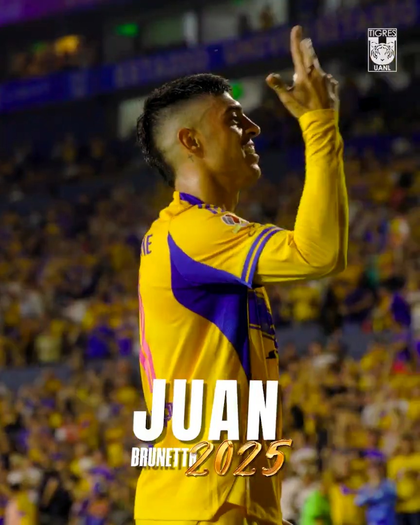 🐯🇦🇷 ¡Lo mejor de Juan Brunetta en el 2025! 🔝🪄⚽️ ¡Magia y mucha calidad para ser el Máximo Goleador de Tigres en el 2025! 💥👏🏼👏🏼 ¡Disfruta lo mejor de Juan Brunetta en el año con La U! ➡️