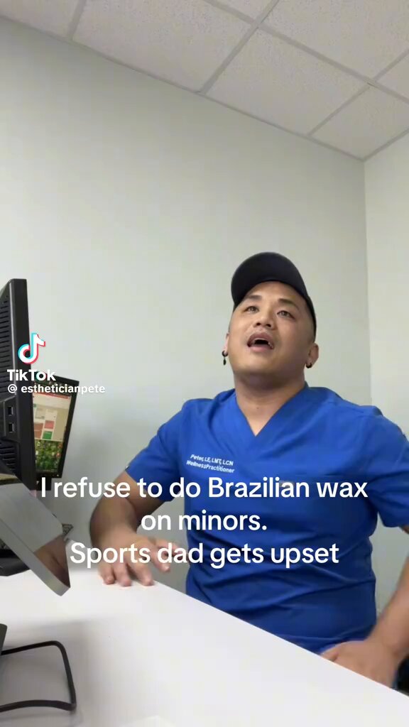 Dad rages when man refuses to give his minor daughter a Brazilian wax