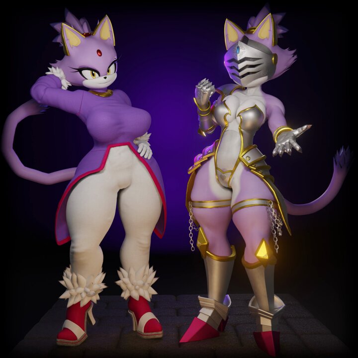 Happy New Year! Blaze is now OUT! She's available for VRCHAT and Blender! l/nks below! ANY issues please message me on discord or twitter! #sonic #Blaze #SonicTheHedgehog #vrc #b3d #Blender #vrchat #female #mobian #sonicfanart