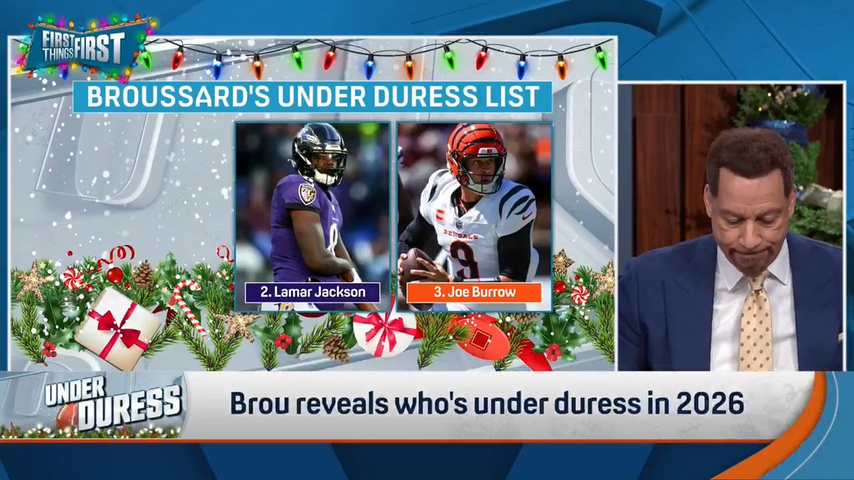 “Not your best team, but certainly your best opportunity to get to that Super Bowl and win it, Josh. Patrick Mahomes, the boogie man, is gone… There’s no excuses.” Chris Broussard says Josh Allen is under duress heading into 2026: