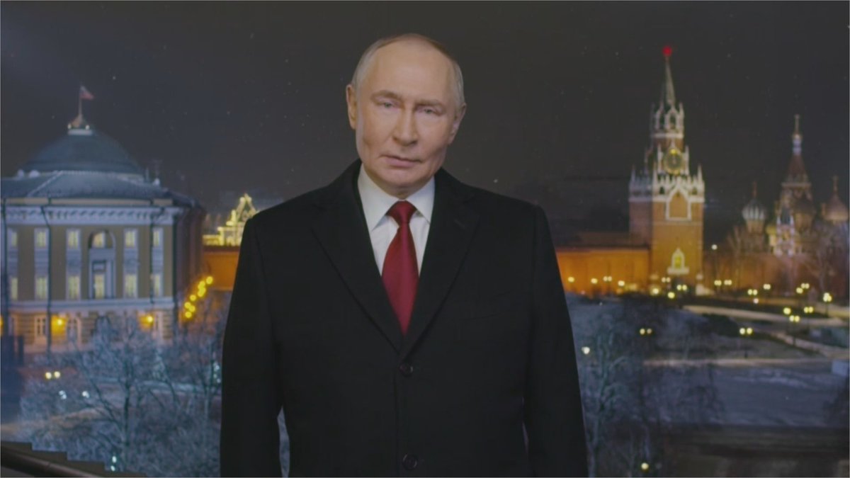 🎉🇷🇺 Vladímir Putin felicita al pueblo ruso por el Año Nuevo