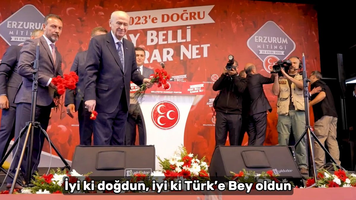 Türk dünyasının yol göstericisi; Bilge Lideri iyi ki doğdun, Türk’e Bey oldun. Türk Dünyasının Bilge Lideri Devlet Bahçeli 78 Yaşında