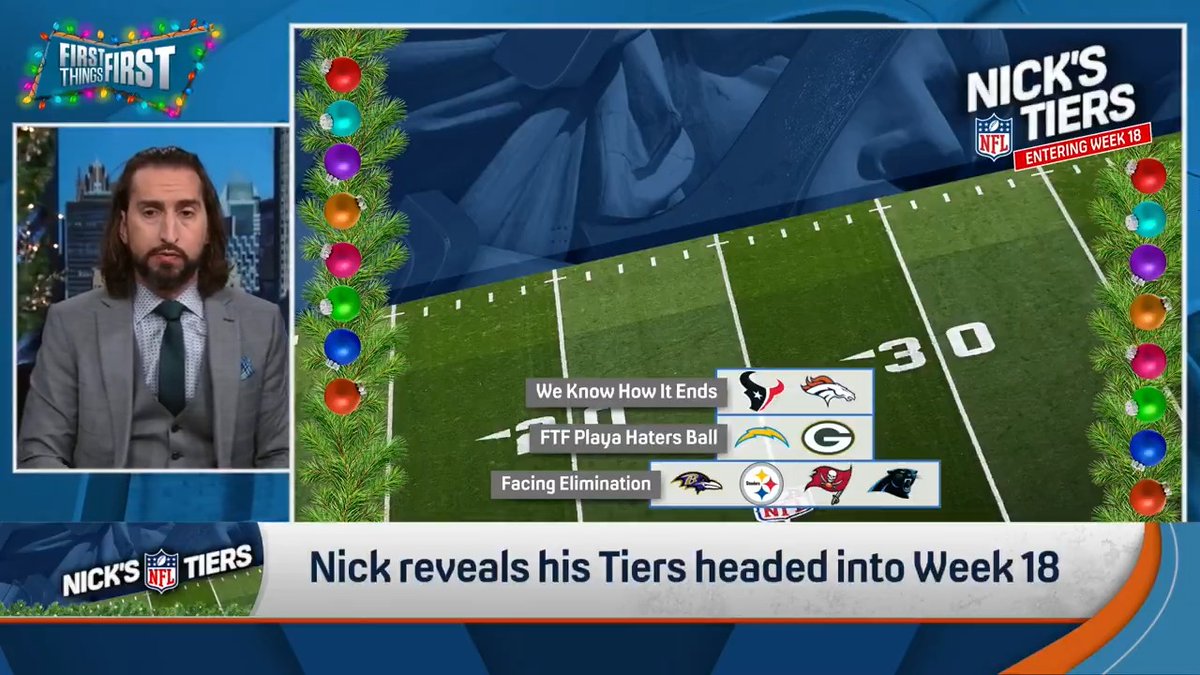 “No One Saw This Coming. Nobody… And yet, [the 49ers] are a win away from being the 1-seed in the toughest division in football.” nick wright reveals The Committee’s™️ Tiers heading into Week 18: