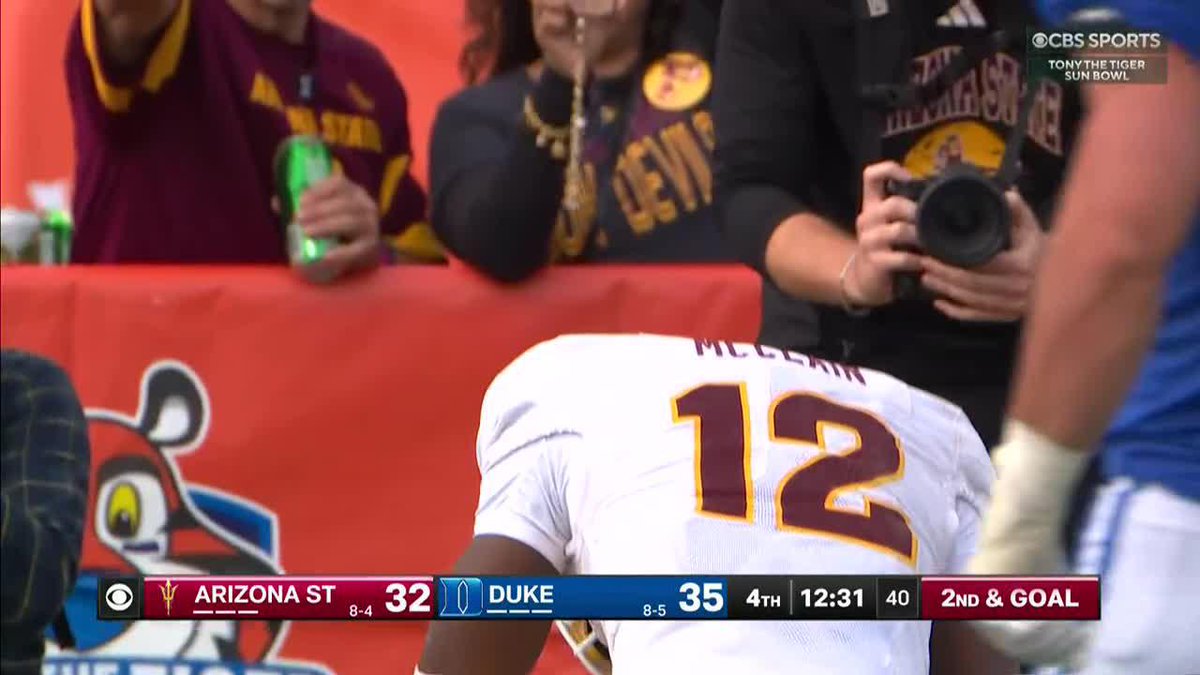 Sims 🎯 McClain Sun Devil Football takes the lead in the Sun Bowl! 📺 CBS | Paramount +