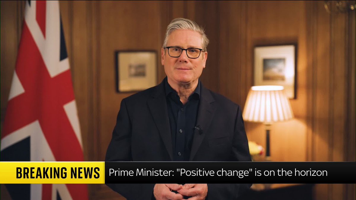"In 2026, the choices we've made will mean more people will begin to feel more positive change" BREAKING: Prime Minister Sir Keir Starmer promises to defeat "decline and division" in New Year's address to the nation. 🔗 📺 Sky 501 and YouTube