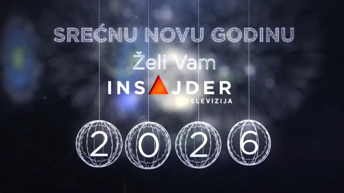Ekipa Insajder TV vam želi da u Novoj godini budete srećni, i da ne pristajete na manje od dostojanstva, pravde i istine. Srećna Nova godina!