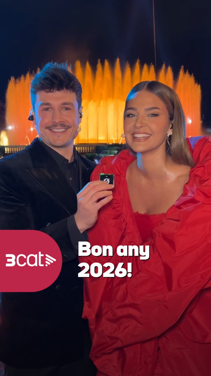 2026: fem-lo màgic! ✨ Bon any nou a tothom! 💋 #Campanades3Cat