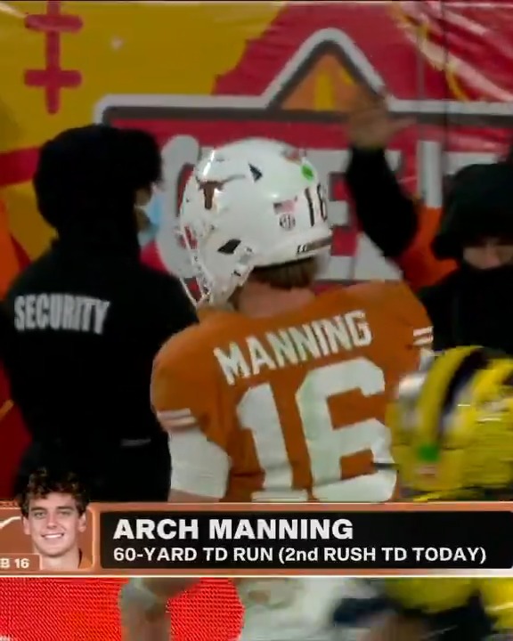 ARCH. MANNING. UNTOUCHED. 🔥 Texas Football x 📺 ABC/ Coca-Cola Bowl Season