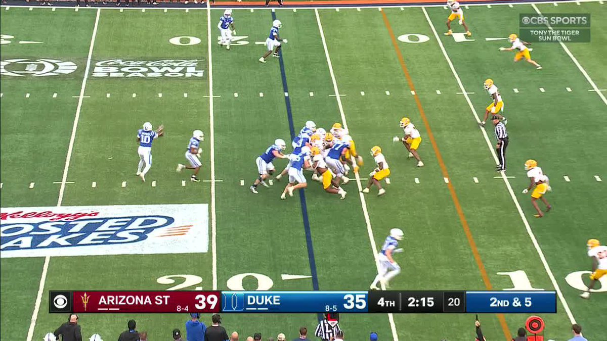 The world would be a better place if more teams just fully committed to the bowl game bits. Well done, Duke &amp; Arizona State.