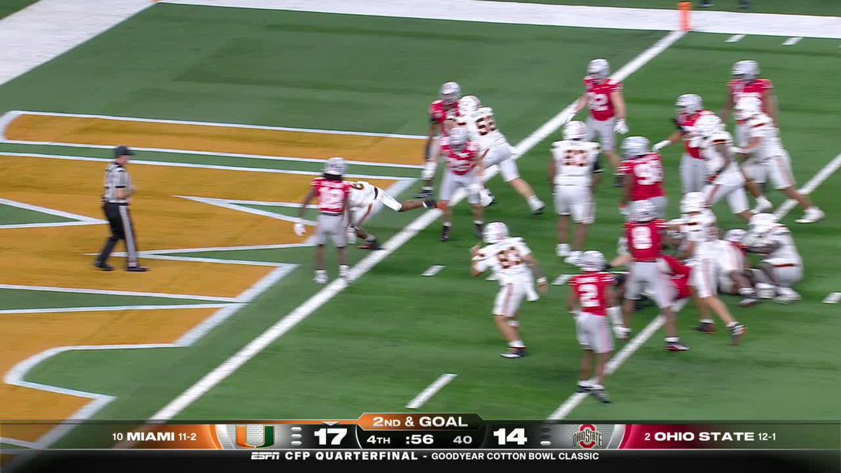 MIAMI RUNS IT IN FOR THE TD 🔥