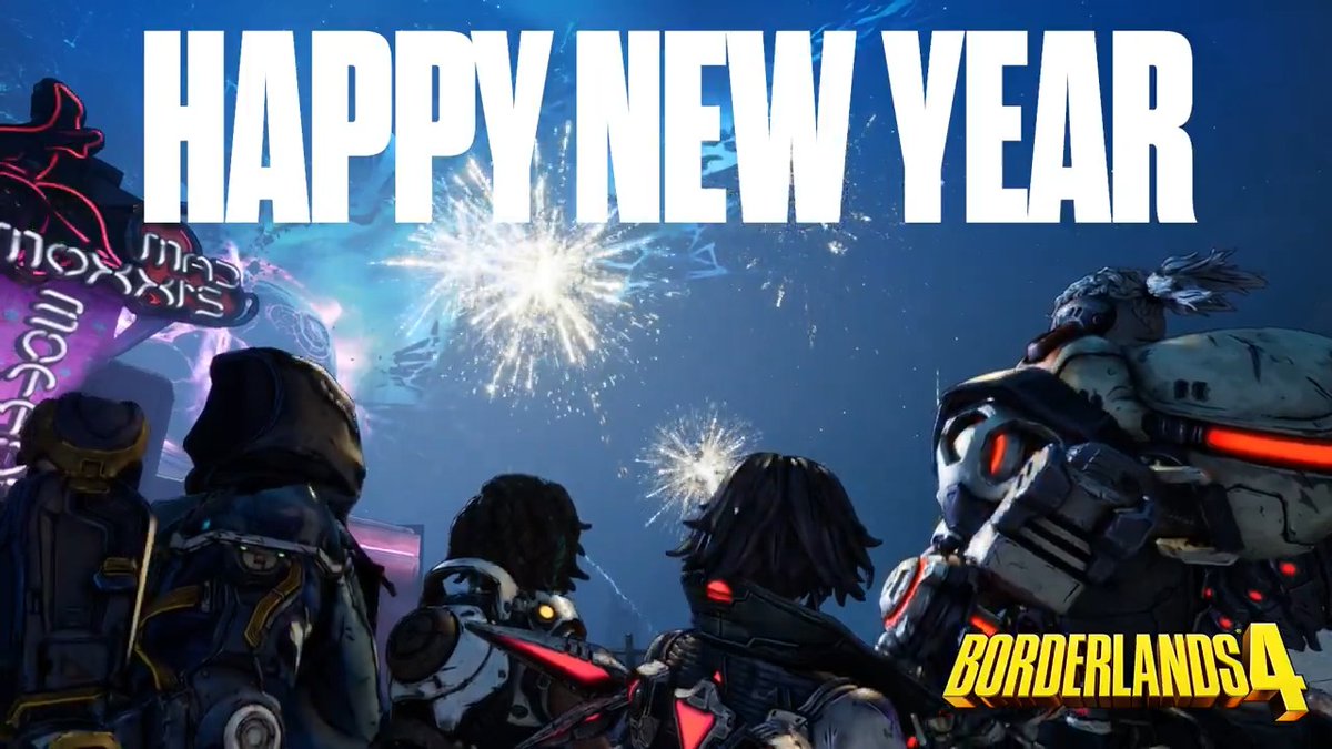 Now loading... a new year of MAYHEM 💥 Happy New Year, Vault Hunters!