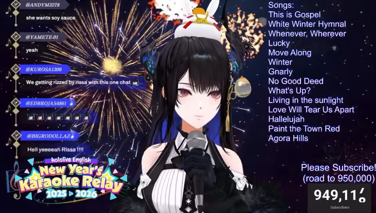 RISSA BECAME YABAI AND EXPLICIT ON NEW YEAR'S????!!!!👀👀 #RissaLIVE #holoAdvent